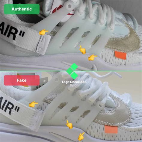 how to tell fake nike off white prestos|off white prestos stockx.